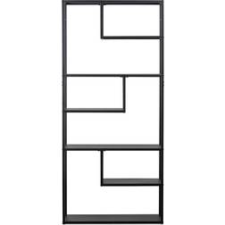 Woood Teun Bookcase Black 188cm H X 85cm W X 35cm D Shelving System