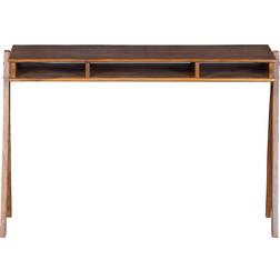 BePureHome Compartment Mörkbetsat Skrivbord