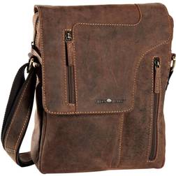 Greenburry Umhängetasche Leder braun Herren Damen VINTAGE 1694 Shop