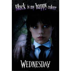 Pyramid International Wednesday Addams Happy Colour Maxi Poster