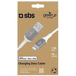 SBS 30W USB-A til Lightning Kabel 1.2 m