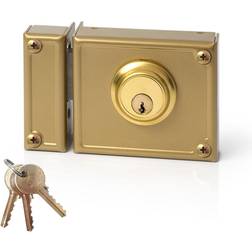 Left Overlay Key Lock Golden