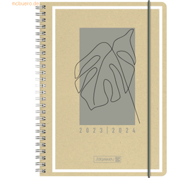 Brunnen Schülerkalender Jungle Leaf Juli 2023