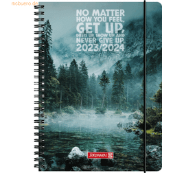 Brunnen 1072155204 Wochenkalender Schülerkalender 2023/2024 "Get Up" 2 A5 PP-Einband