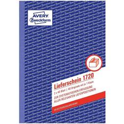 AVERY Zweckform Lieferschein Formularbuch 1720