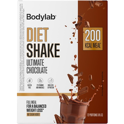 Bodylab Diet Shake Box Ultimate Chocolate 12x45