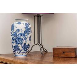 Geko Anemone Blue & White Urn Vase