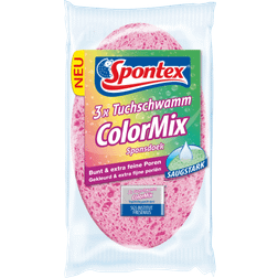 Spontex Panno Spugna Color Mix 1 x 3 Pezzi