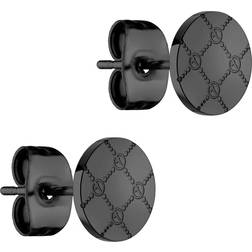 Tamaris Boucles d'oreilles à fermoir à poussette TJ-0129-E-07 Acier inoxydable Noir