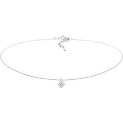 Elli Halsband stjärna Astro kristaller 925 silver, 450, Silver, Utan