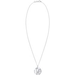 Elli Halsband dam ekologisk design geo plattor matt 925 sterlingsilver förgyllt, 450