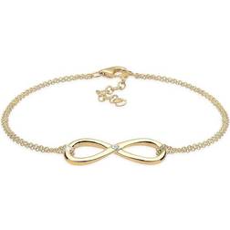 Elli Bracelet Women Infinity Pendant Basic - 925 Sterling Silver