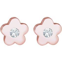 Elli Girls' 925 Sterling Silver Stud Earrings - Silver