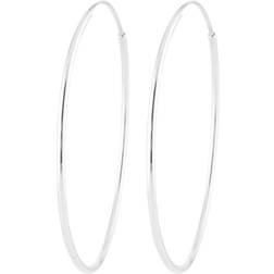 Elli Creolen Basic klassisk 925 silver
