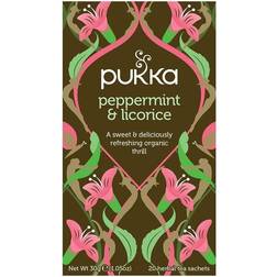 Pukka Peppermint & Licorice Tea Bags 80 20pcs