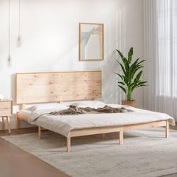 vidaXL 200x200 massivt fyrretræ Sengeramme