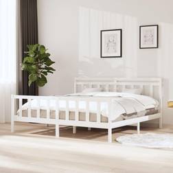 vidaXL Bed Frame without Mattress 200 x 200 cm