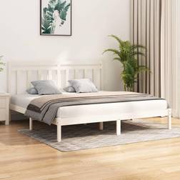vidaXL Solid Wood Bed Frame 200 x 200 cm