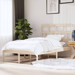 vidaXL 120x200 massivt fyrretræ Sengeramme