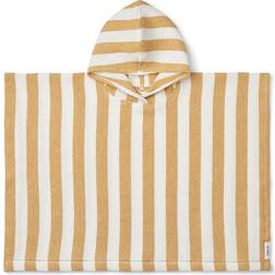 Liewood Poncho Paco Y/D stripes White Yellow mellow 3-4 ans