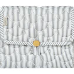 Cam Cam Copenhagen Gesteppte Wickelunterlage, classic stripes blue praline