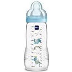 Mam Babyfläschchen, dekoriert, ab 6 Monaten, Schnuller, 330 ml (1er Pack)