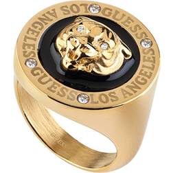 Guess Bague pour femme JUBR01364JWYGBK56 Acier inoxydable Jaune Doré