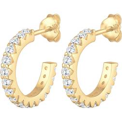 Elli Women's 925 Sterling Silver Stud Earrings - Silver