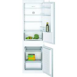 Bosch Réfrigérateur Congélateur Encastrable Porte Réversible KIV86NSF0 182L 83L Intégré, Blanc