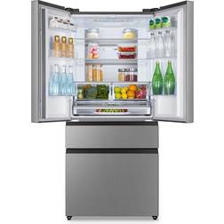 Hisense French Door RF540N4SBI2 Silver, Rostfritt Stål