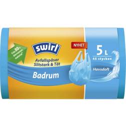 Swirl Avfallspåse Badrum 5L, 45-pack