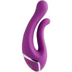 SToys Minds of Love vibrator med klitorisstimulator"Bonfire" i lila