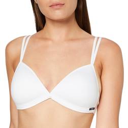 Skiny Gepaddet Triangle Everyday Bra - White