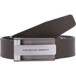 Porsche Design Hook Leather Belt - Dark Brown