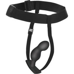 Master Series Plug Anale con Imbracatura e Telecomando P-Spot Plugger Nero