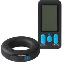 Zeus 5X E-Stim Pro Silicone Vibrating Cock Ring Remote