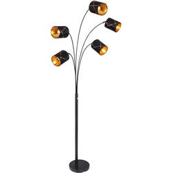 Globo Bemmo Black/Gold Bodenlampe 204cm