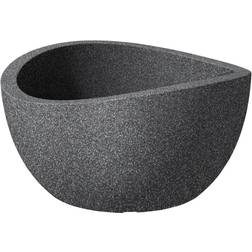Scheurich Wave Globe Bowl Rund Växtskål Av Plast 40 cm Diameter 21 cm Hög 12 l Volym