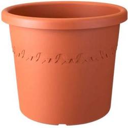 Elho Cilindro Wheeled Pot 40cm TERRACOTTA NWT7060