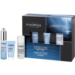 Filorga Cofanetto Idratazione Serum 30 ml Crema Idratante Rimpolpante 15 ml E Soluzione Micellare 50 ml