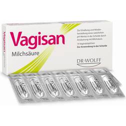 Vagisan Milchsäure 14 stk Vagitorier