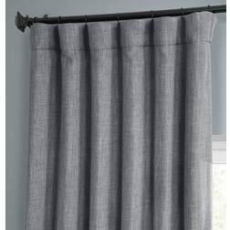 Exclusive Fabrics & Furnishings Half Price Drapes Faux Darkening Curtains 50W x 84L Pack of 1