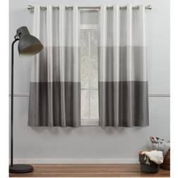 Exclusive Home Chateau Striped Silk Grommet