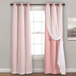 Lush Decor Grommet Sheer Panels Insulated