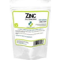 Lindens Health + Nutrition Zinc Citrate 50mg 100