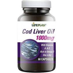 Lifeplan Cod Liver Oil 1000Mg 60 pcs