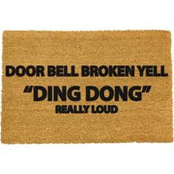 Artsy Doormats Yell Ding