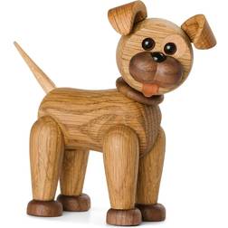 Spring Copenhagen Happy Dog Träfigur 13,5 Prydnadsfigur