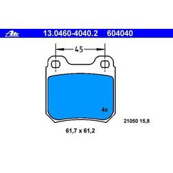 ATE Brake Pad Set 13.0460-4040.2