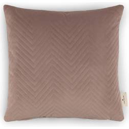 Tom Tailor Velvet Komplettes Dekokissen Grau, Rosa (40x40cm)